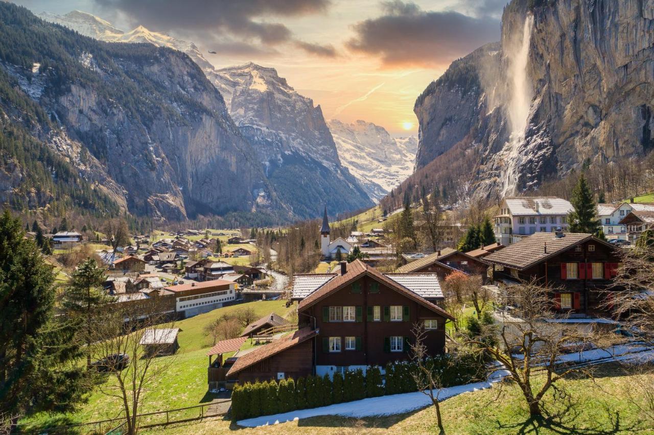 Chalet Pironnet With Best Views, Charm And Comfort! Apartment Lauterbrunnen Exterior photo